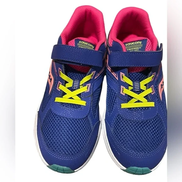 Saucony ladiesSneakers in Blue and Pink with Neon Accennt new without tag - Picture 9 of 13